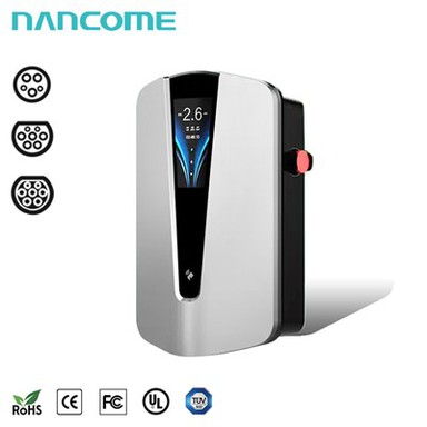 LCD ekranli EV devor zaryadlovchi